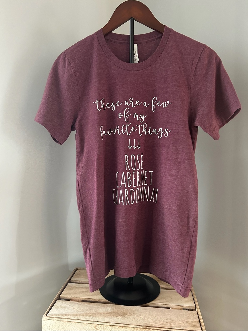 NWOT These are a few of my favorite things Rose Cabernet Chardonnay